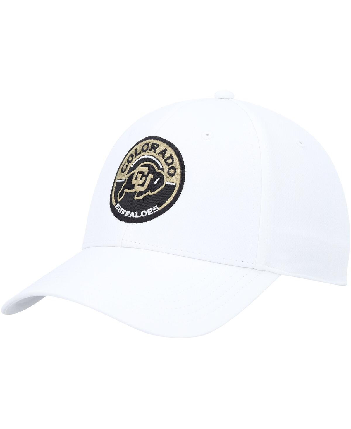 Men's White Colorado Buffaloes StratusÂ Adjustable Hat - White