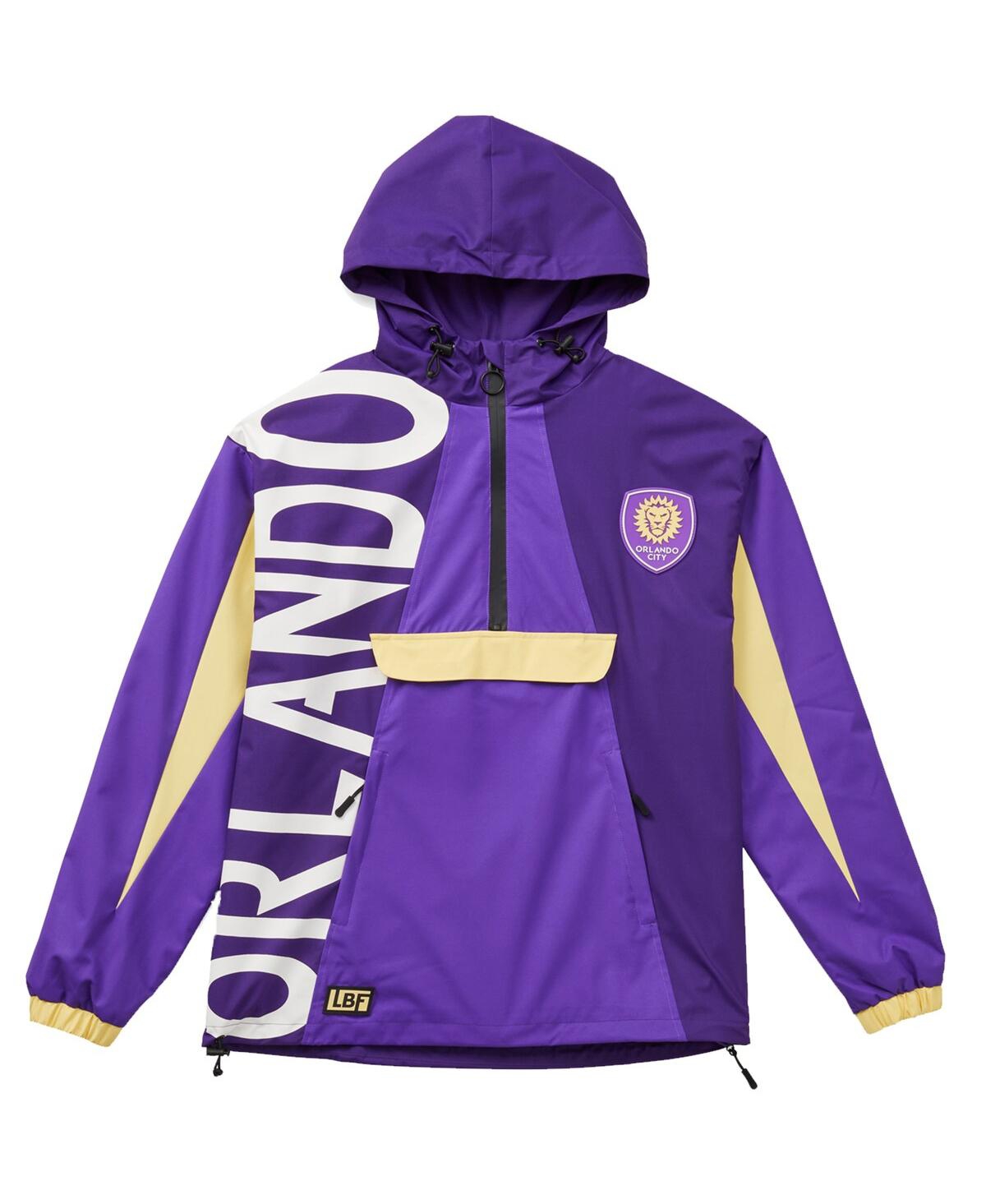 Live Breathe Futbol Men's and Women'sOrlando City Sc Tekker Half-Zip Anorak Jacket - Purple