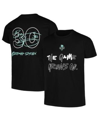 Big Boys and Girls Sabrina Ionescu Black New York Liberty Player Signature Name & Number T-Shirt