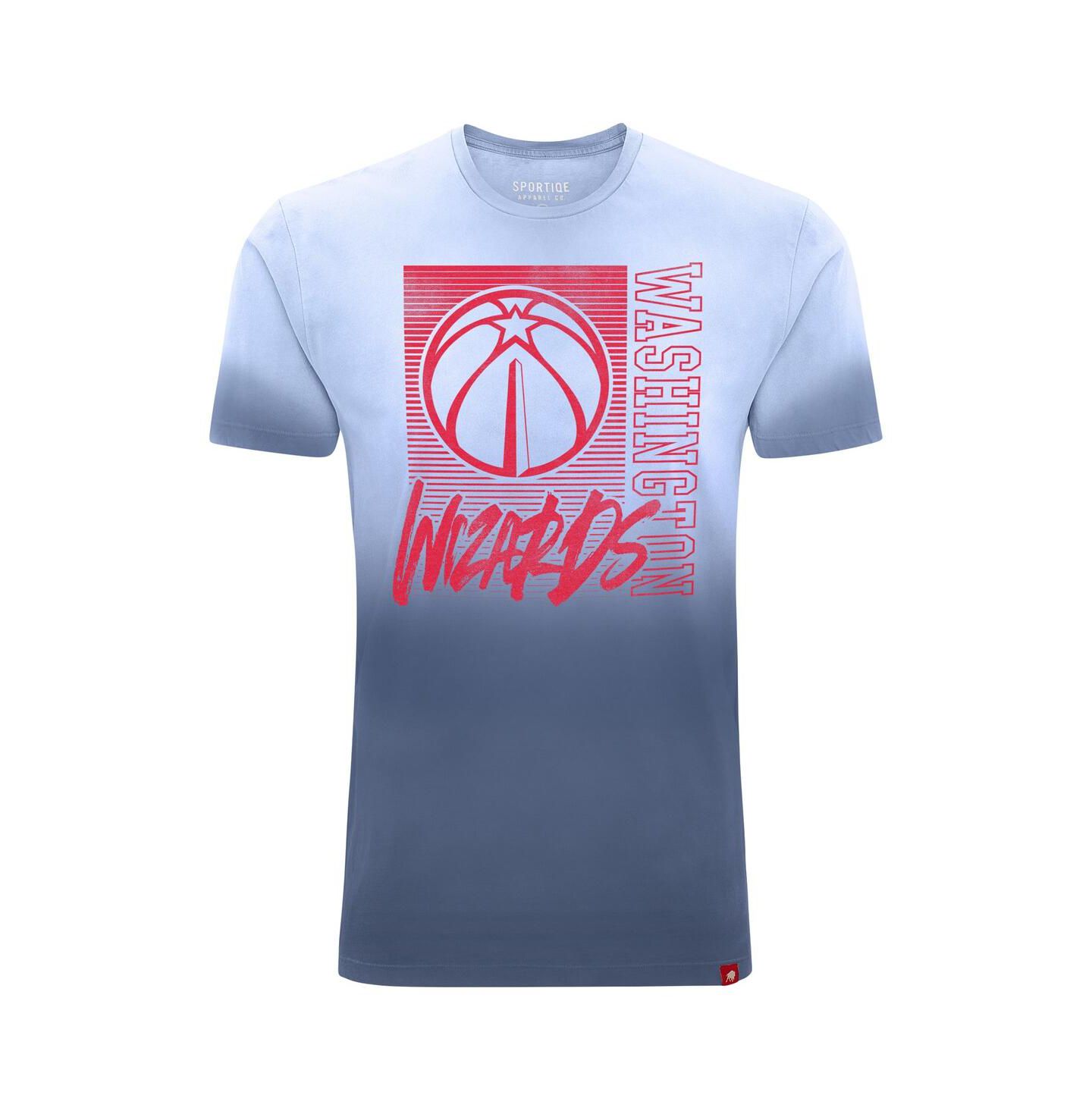Футболка Sportiqe Navy Washington Wizards Bingham Sun-Fade — фото 2
