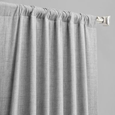 Thermal Cross Linen Weave Blackout Curtain