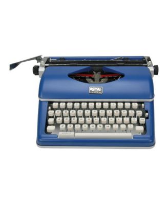 Consumer Classic Retro Manual Typewriter (Classic Blue)