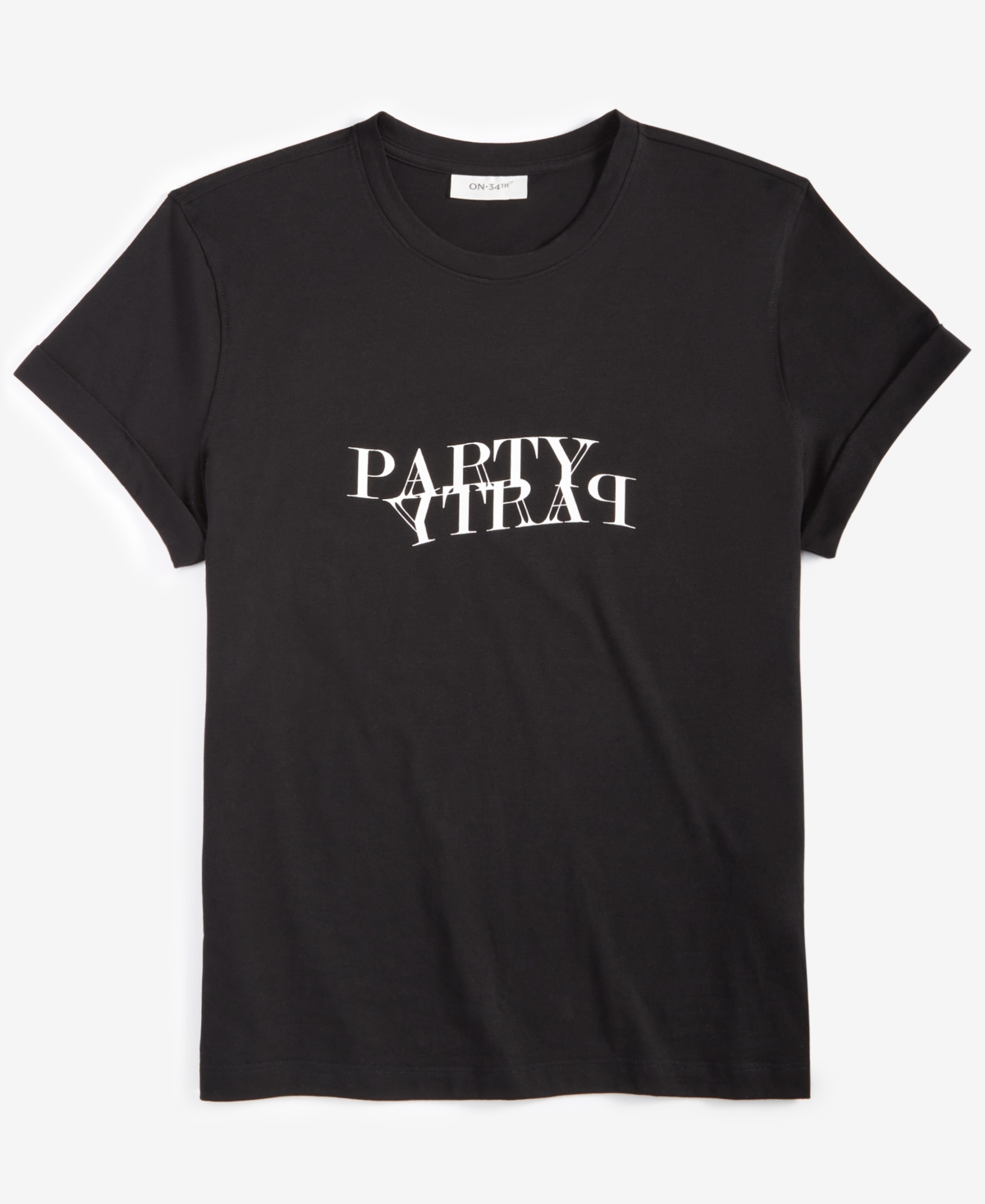 On 34th Women's Party Graphic T-Shirt, Created for Macy's