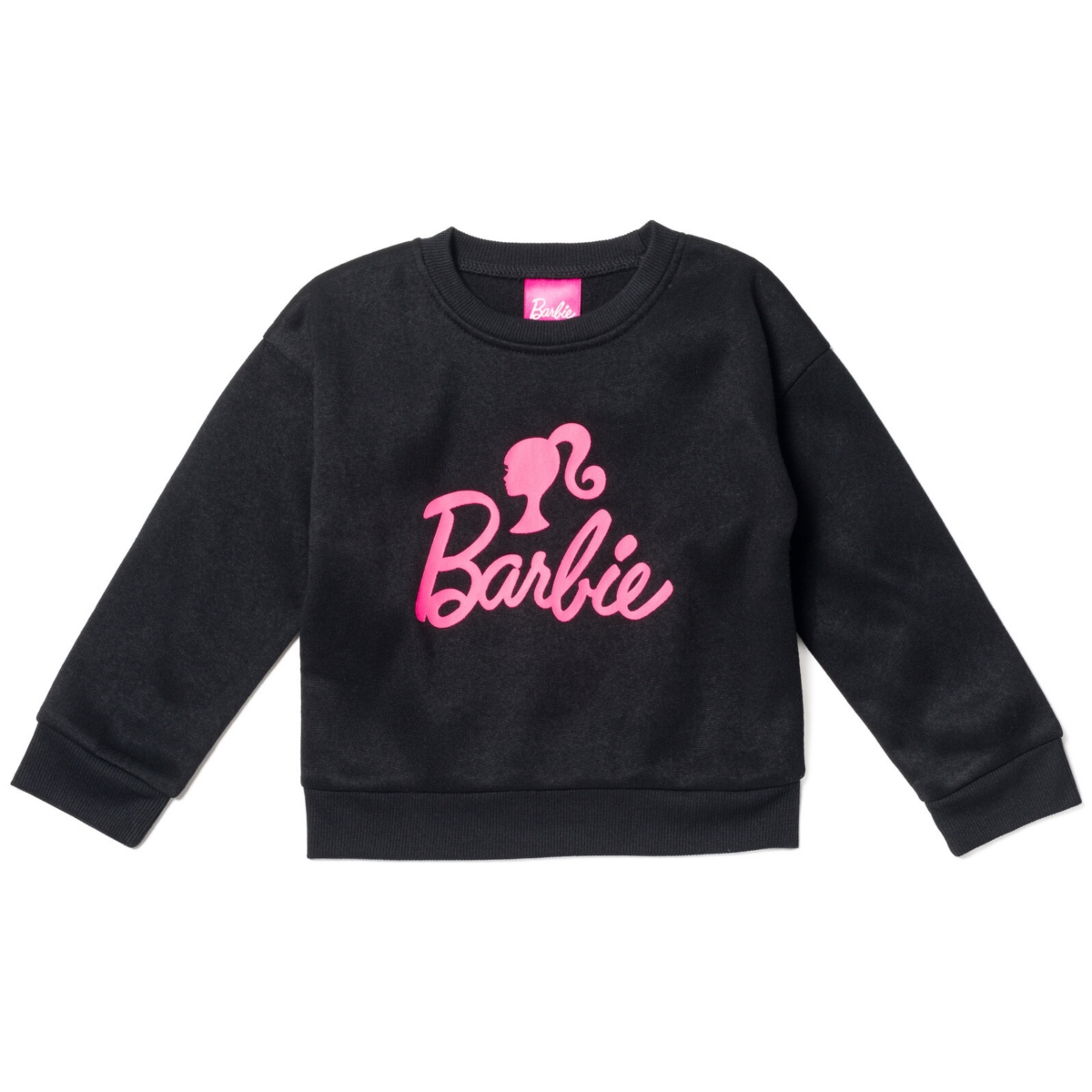 Barbie Girls French Terry Sweatshirt and Jogger Pants Set Little Kid to Big Kid