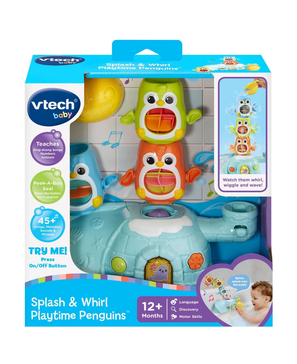 Vtech Splash Whirl Playtime Penguins In No Color