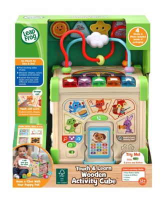 LeapFrog Touch Learn Wooden Activity Cube - FSC 100%