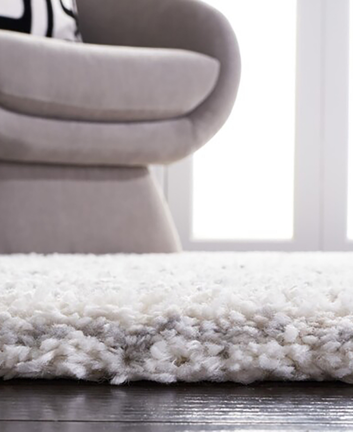 Safavieh Fontana Shag FNT850A 3'x5' Area Rug -Gray