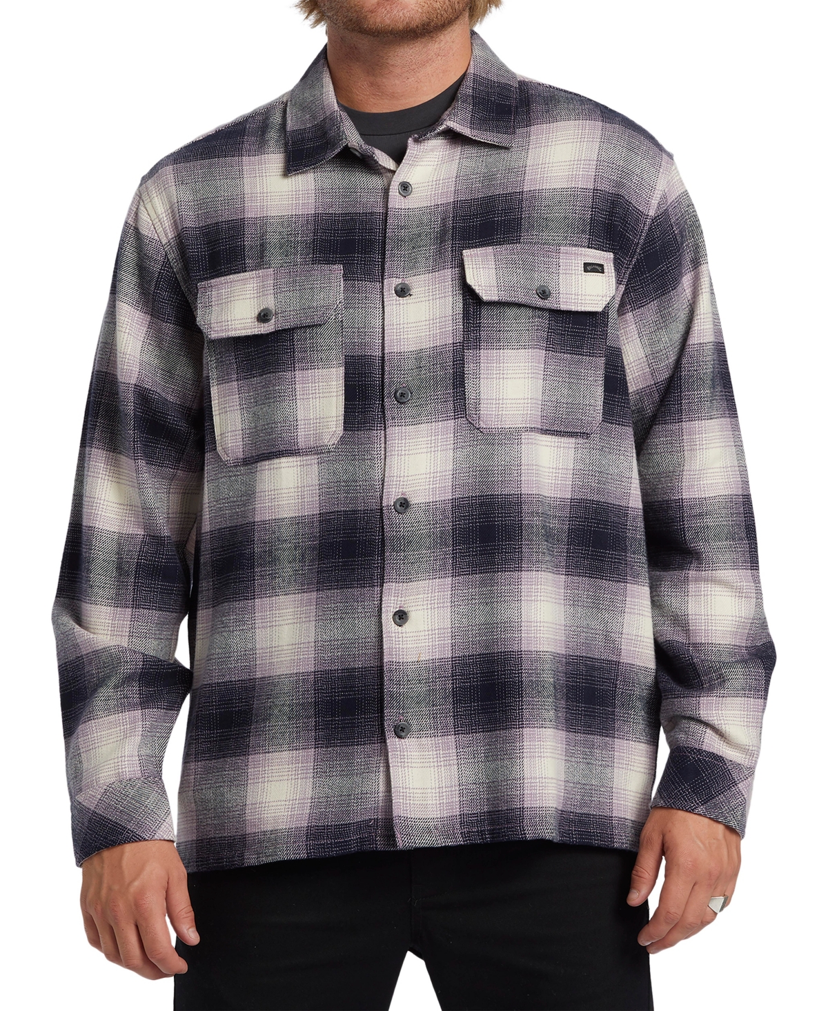 Men's Offshore Flannel Shirt - Purple Ash