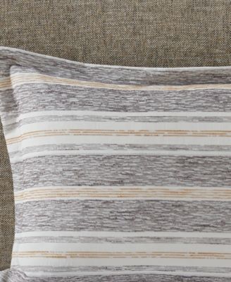 Oasis Oversized Chenille Jacquard Striped 9-Pc. Comforter Set, King/California King