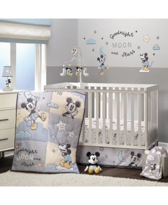 Disney Baby Moonlight Mickey Mouse Musical Baby Crib Mobile Soother
