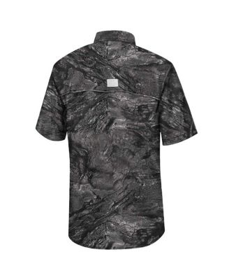 Men's Charcoal Providence Friars Realtree Aspect Charter Full-Button Fishing Shirt