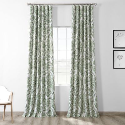 Tea Time Floral Room Darkening Curtain