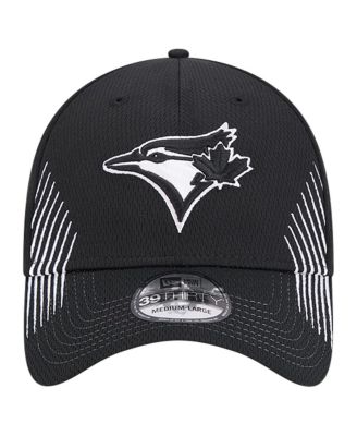 Men's Black Toronto Blue Jays Active Dash Mark 39THIRTY Flex Hat