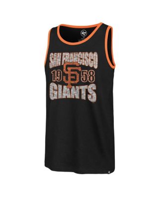 Men's Black San Francisco Giants Upload Franklin Tank Top