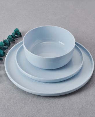 Madison Misty Blue 12 Pc. Dinnerware Set, Service for 4