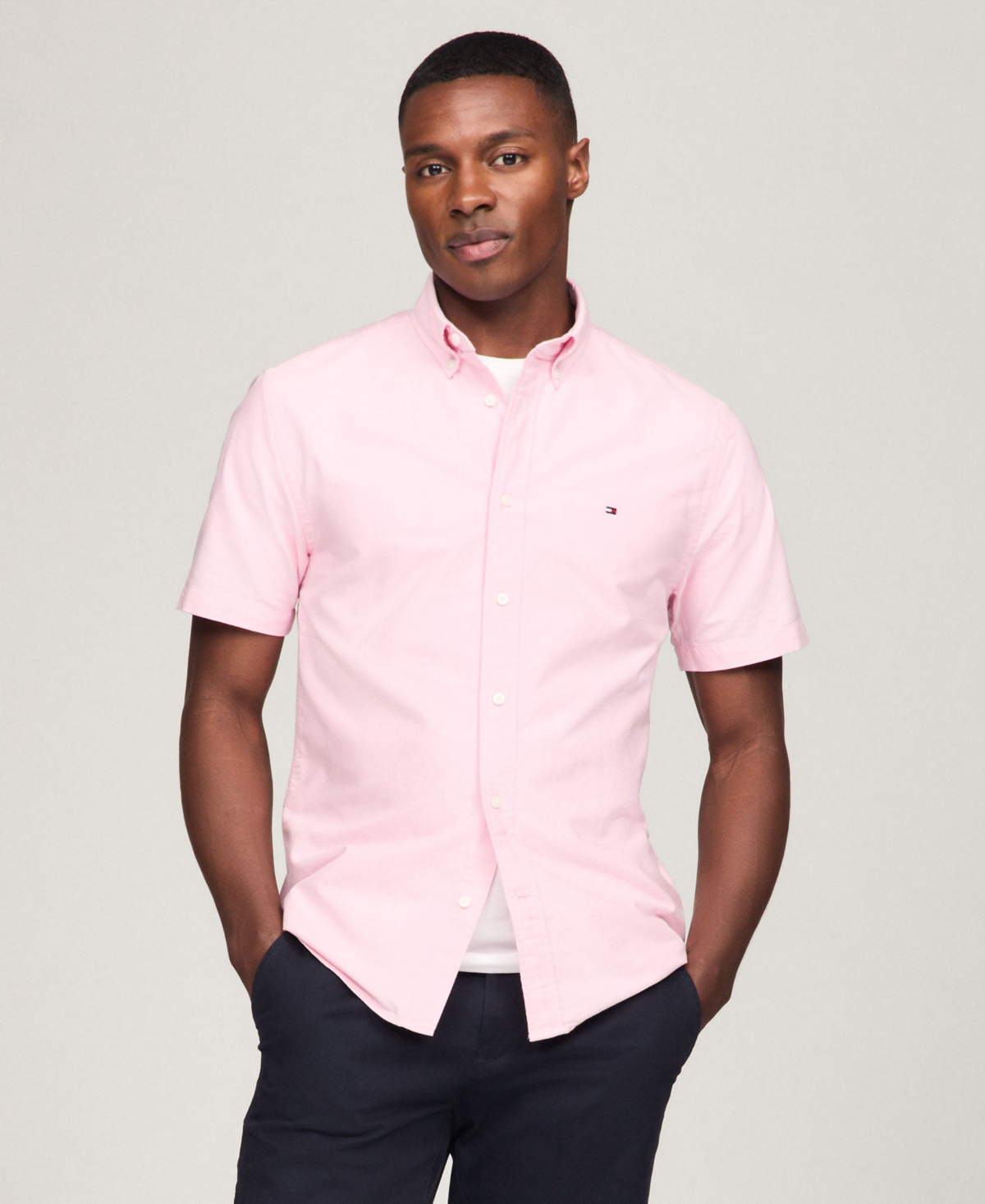 Men's Heritage Oxford Regular-Fit Button-Down Shirt - Classic Pink