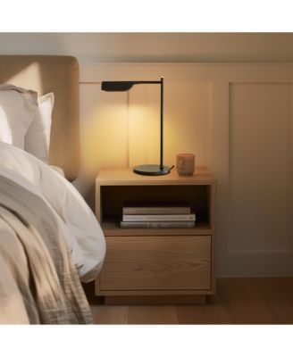 Leaf 16" Industrial LED Desk Lamp with Wireless Charging Pad