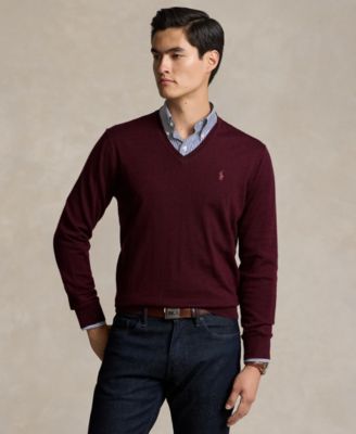 Polo Ralph Lauren - Men's Washable Wool V-Neck Sweater