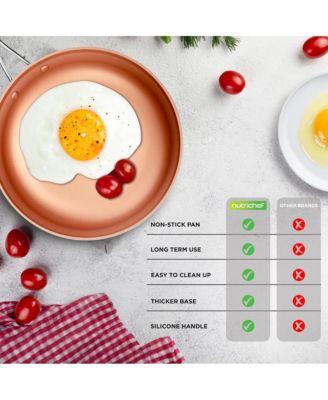 14-Piece Nonstick Cookware Set with Silicone Handles