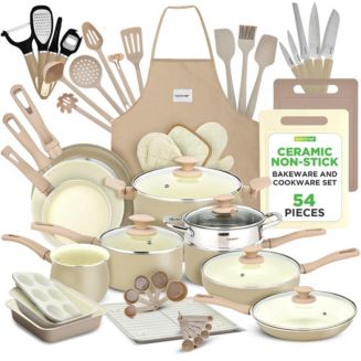Nutrichef 54-Piece Non-Stick Cookware & Bakeware Set, Professional