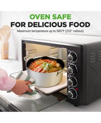 Kitchenware Pots & Pans Set - Triply Stainless Steel Cookware, Non-Stick Coating Inside and Outside (8-Piece Set)