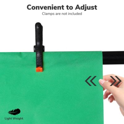 7x10Ft Backdrop Support Stand Kit Non-woven Backdrop Green Photography Video