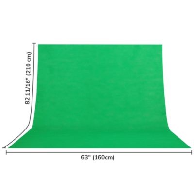 7x10Ft Backdrop Support Stand Kit Non-woven Backdrop Green Photography Video