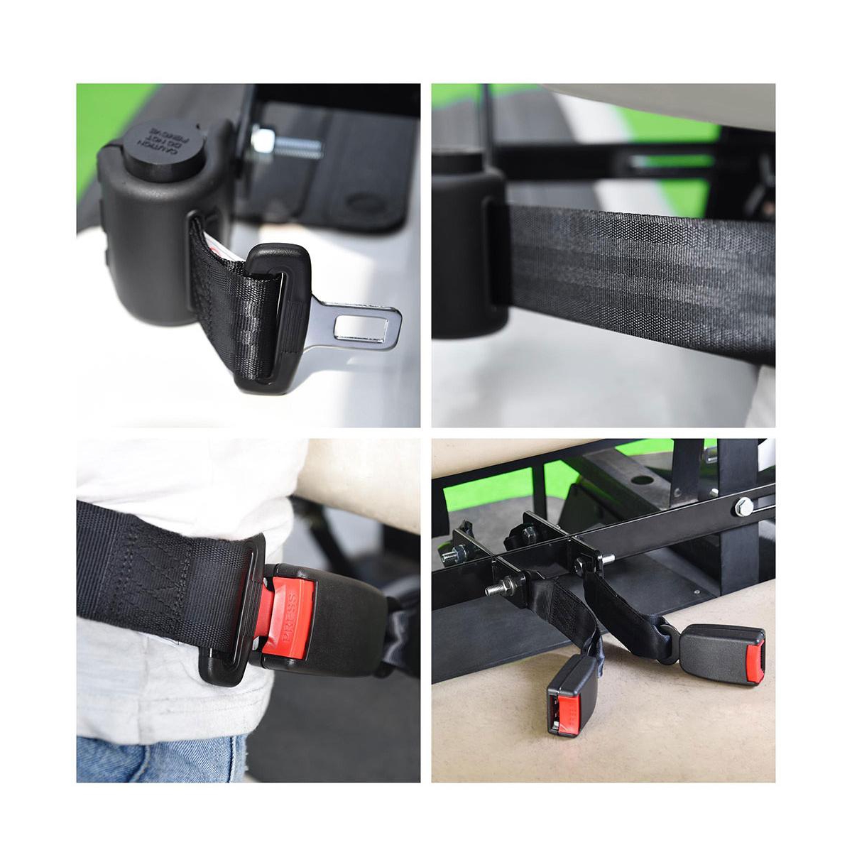 Yescom Universal Golf Cart Seat Lap Belts Retractable for Ezgo/Yamaha/Club Car 2 Pieces