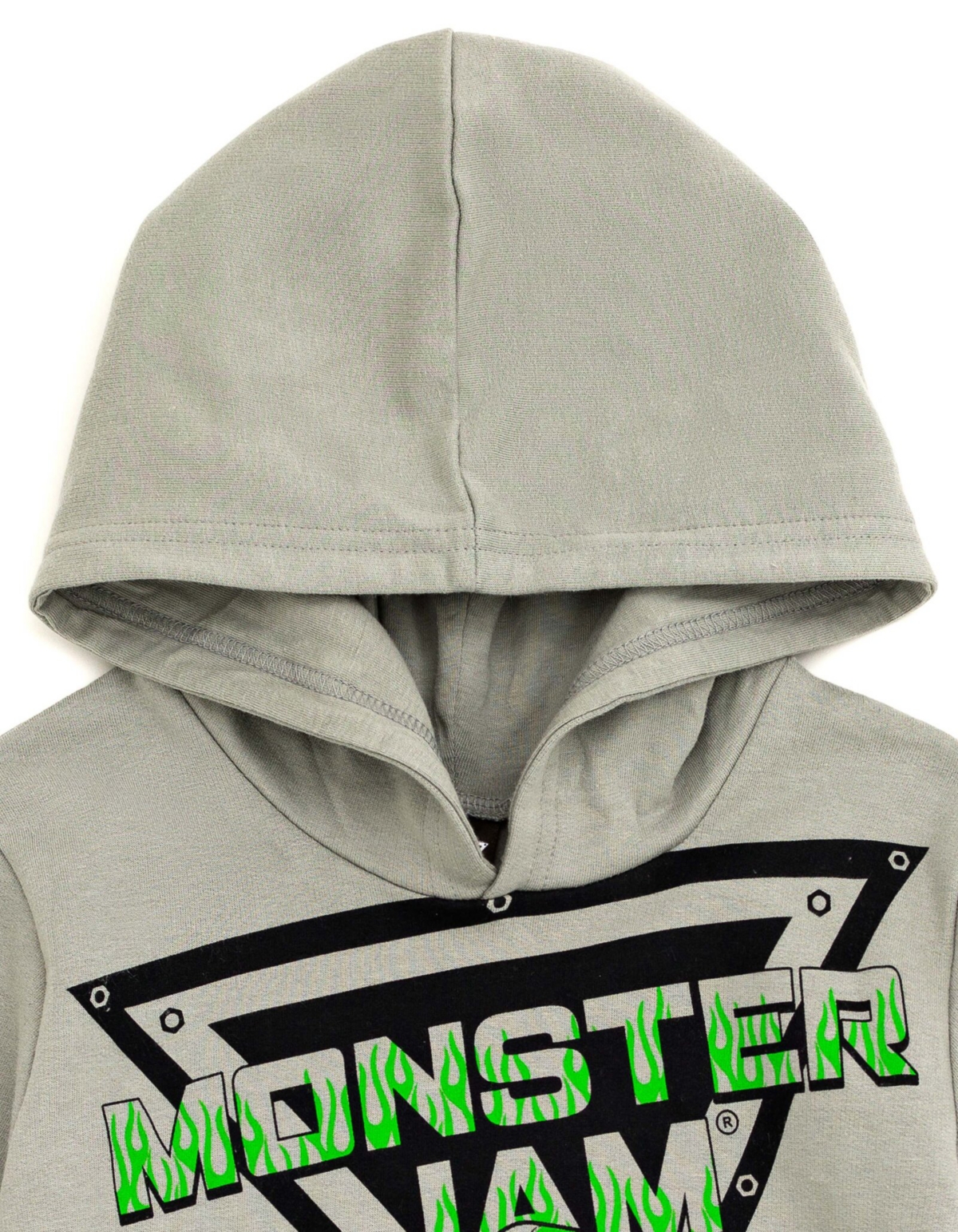 Monster Jam Boys Grave Digger Monster Mutt Megalodon Fleece Pullover Hoodie & Pants to