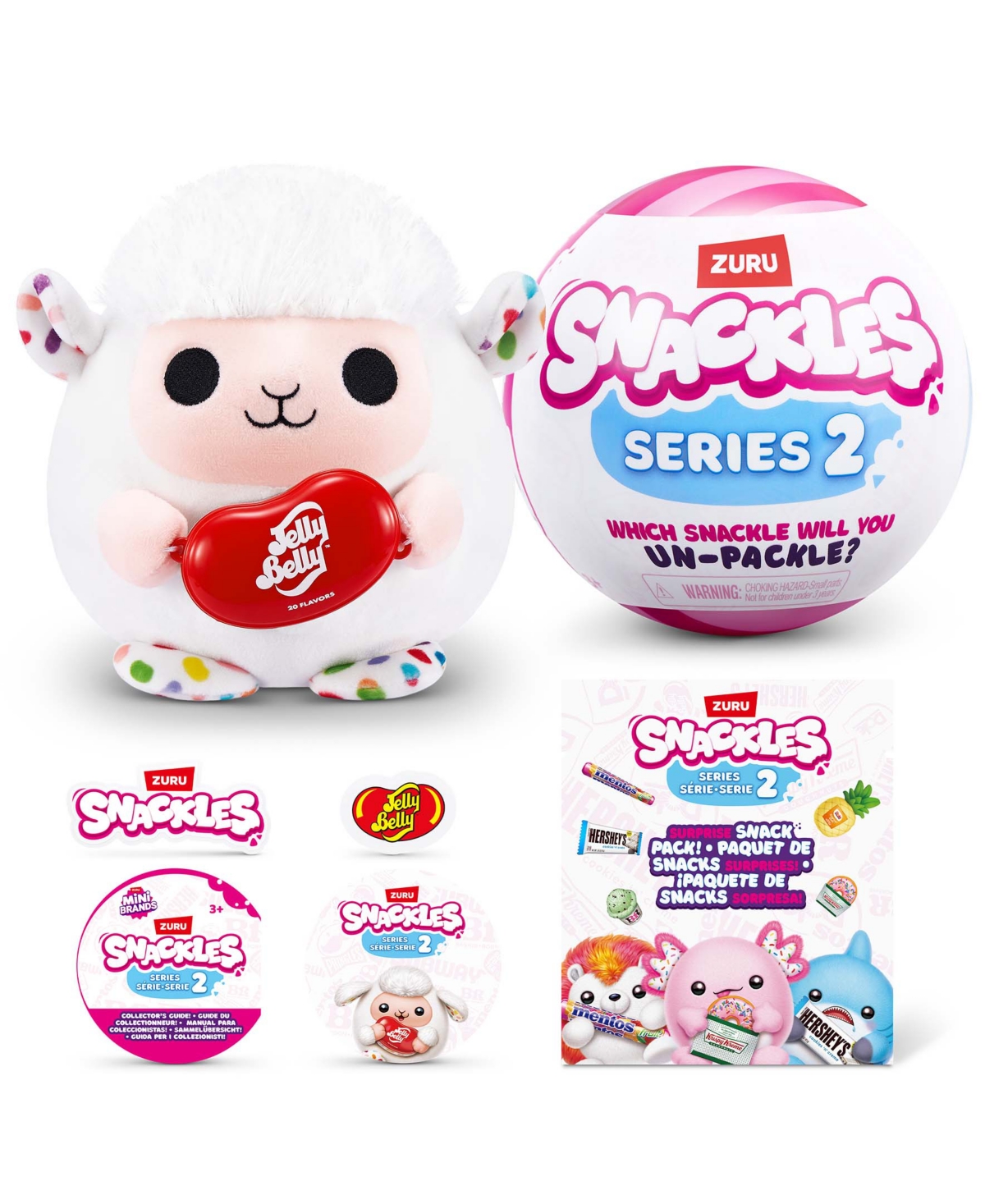 Snackles Series 2 Small Plush Toy In Multi Color