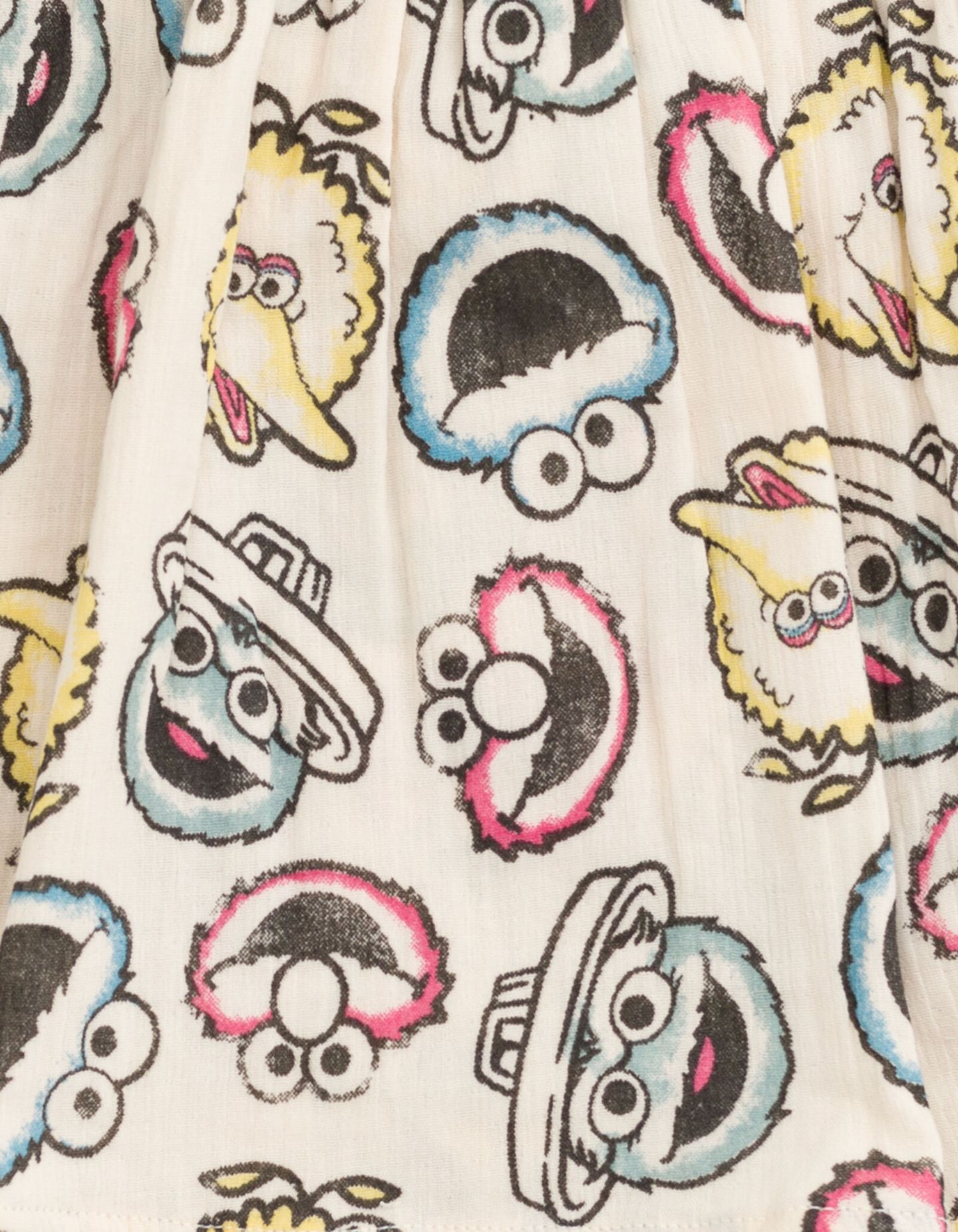 Комбинезон Sesame Street Cotton Gauze Matching Family Short Overalls для девочек-малышей, цвет: Dress — фото 3