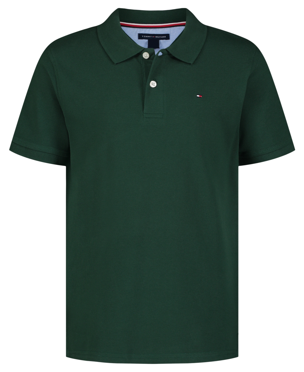 Tommy Hilfiger Big Boys Ivy Stretch Polo Shirt In Rain Forest