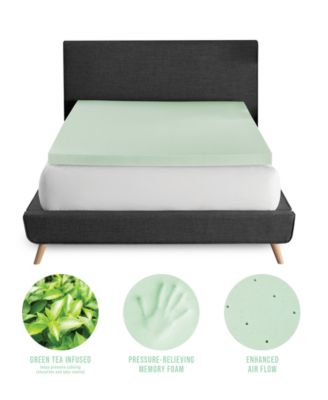 ProSleep CLOSEOUT! 3" Green Tea Infused Memory Foam Mattress Topper, King