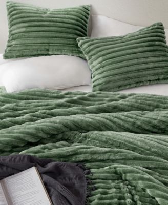 Avril Fluffy Ribbed Plush 3-Pc. Comforter Set, Full/Queen