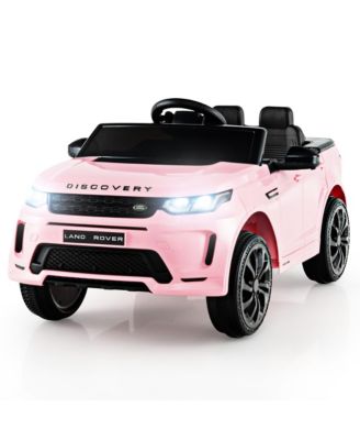 12V Kids Ride On Car Licensed Land Rover Electric Vehicle w/ Remote Control Pink