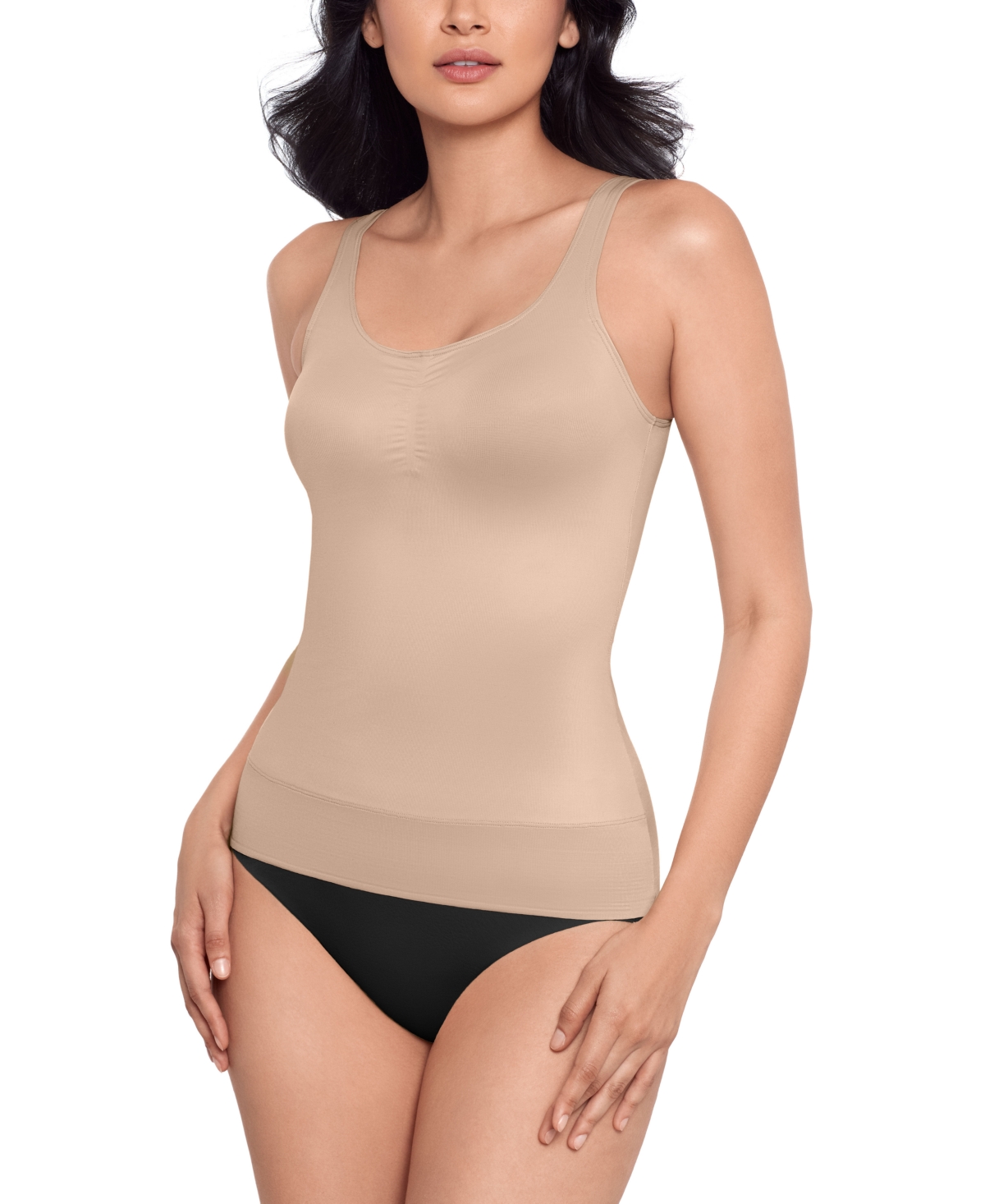Miraclesuit Shapewear Women's Comfy Curves Shaping Cami 2512 In Warm Beige