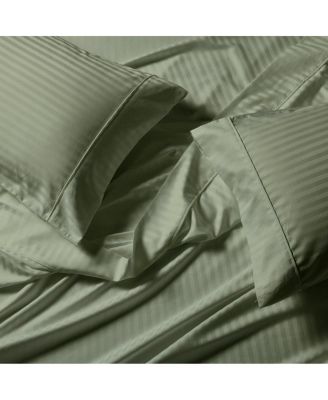Extra Deep Pockets (22 inches) Stripe 650 Easy Care Sheet sets, California King