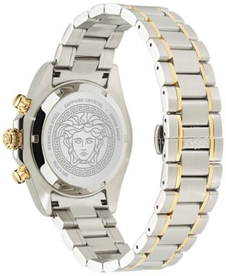 Men's Swiss Chronograph X Two-Tone Stainless Steel Bracelet Watch 44mm