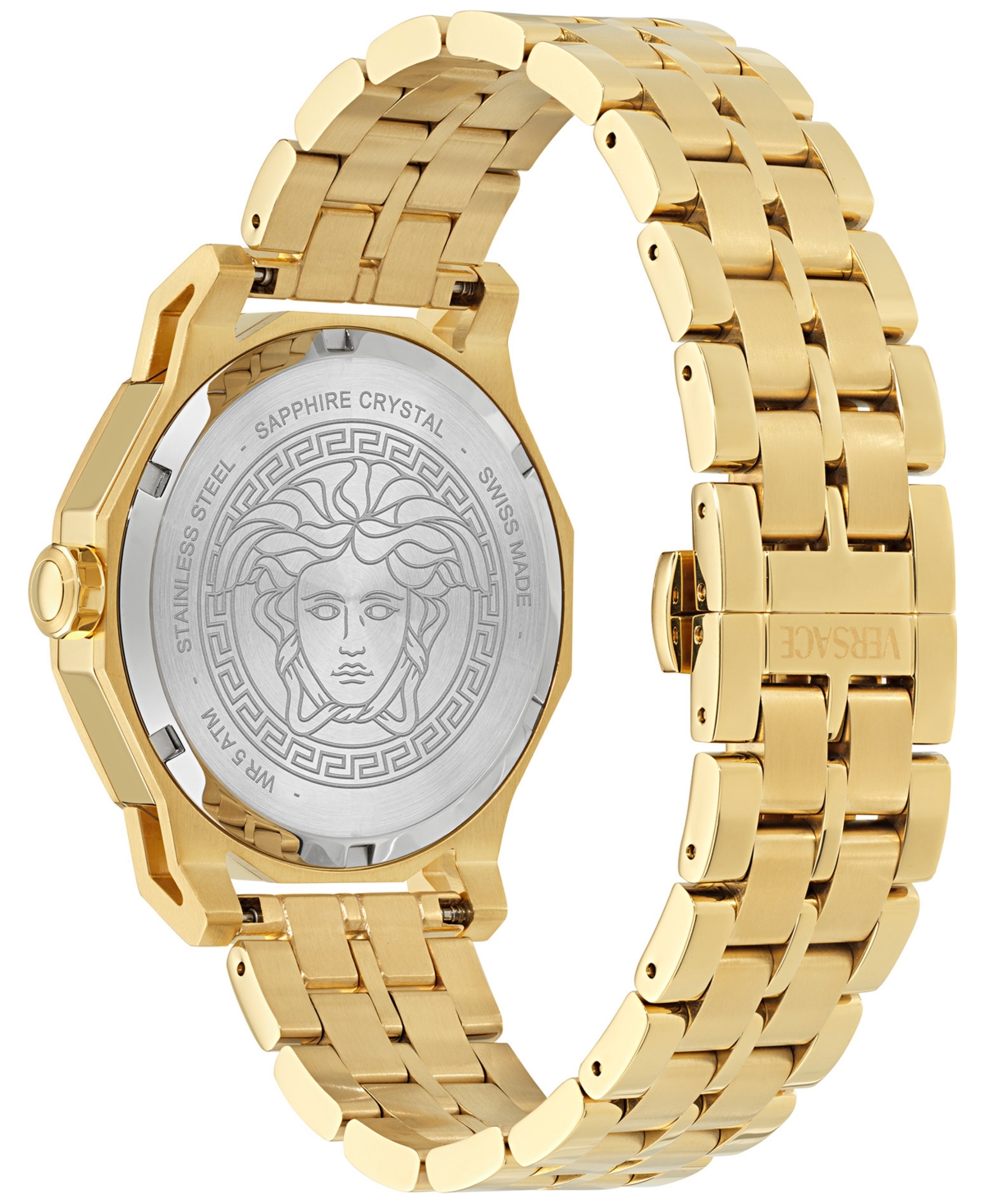 Versace Medusa Deco Bracelet Watch In Gold
