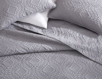 Riviera 3 Piece Embossed Bedspread/Coverlet and Pillow Shams Set