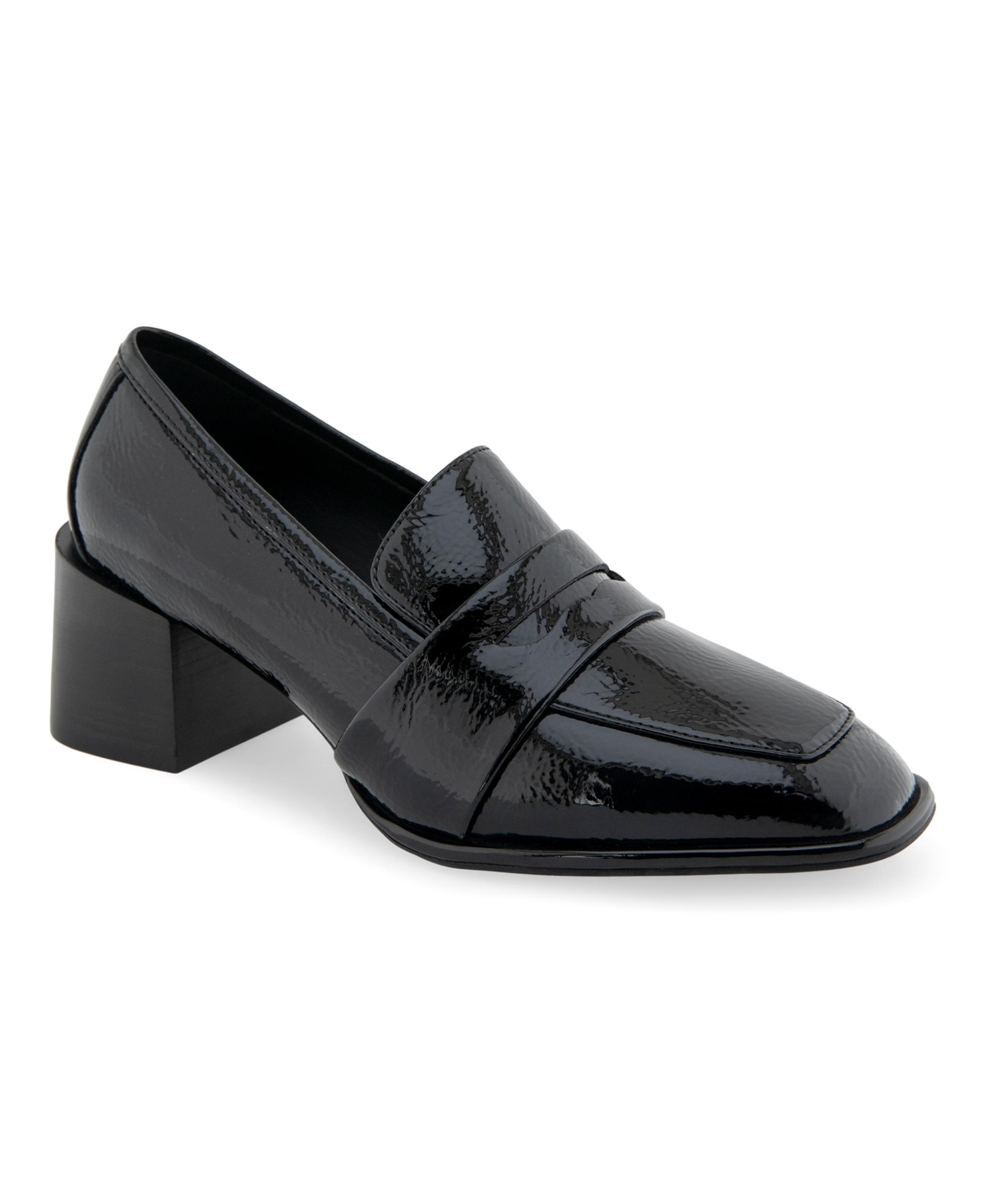 AEROSOLES WOMEN'S ARNETT BLOCK HEEL LOAFERS 