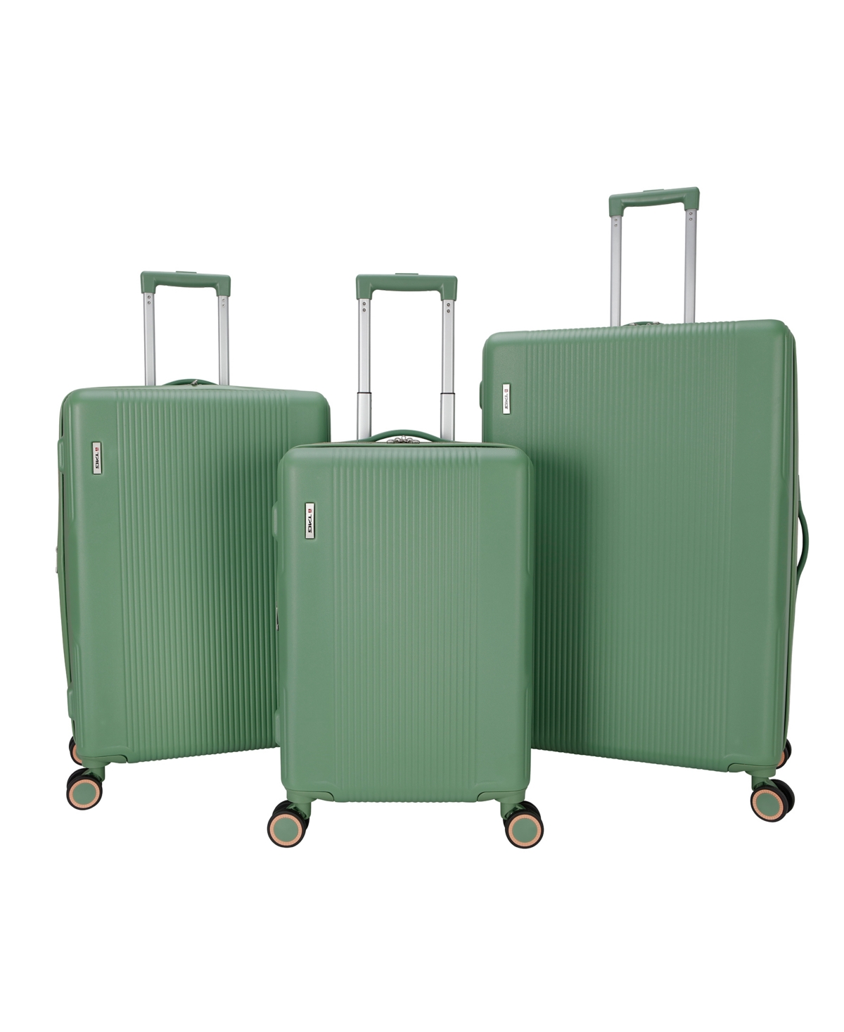 Tag Gateway 2.0 3 Piece Hard Side Spinner Luggage Set In Turf Green