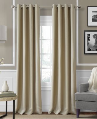 Elrene Home Fashions - Elrene Essex 50" x 95" Linen Curtain Panel