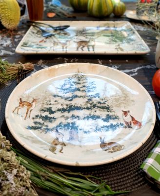 Winter's Frost Dinner Plates, Set of 4