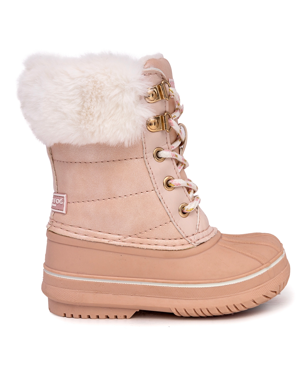 London Fog Toddler Girls Lil Downing Court Cold Weather Boot In Blush