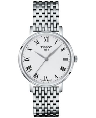 Tissot Women's T-Trend Swiss Quartz Blue Zircon Bracelet Watch main image 0