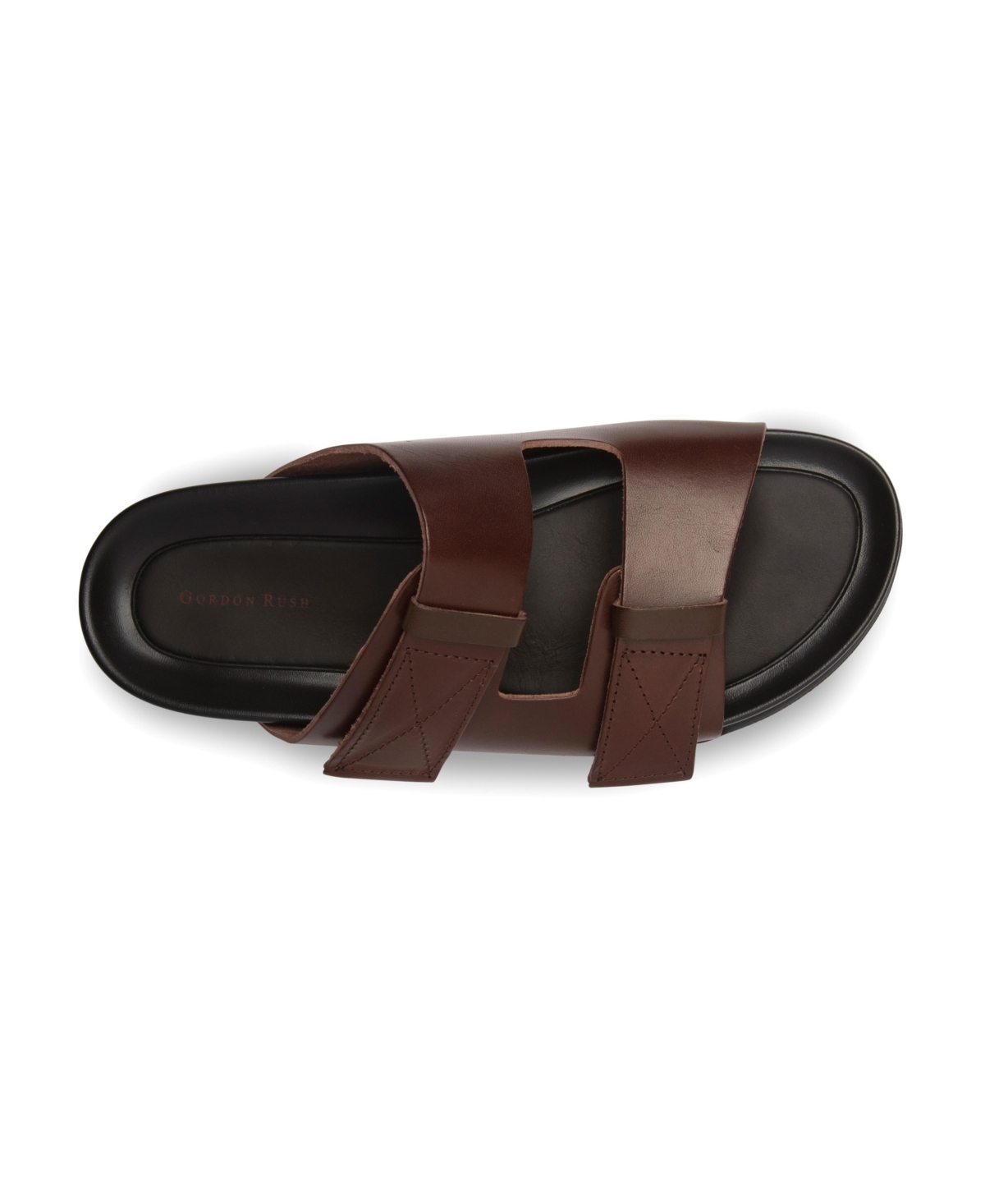 Gordon Rush Men's Lauderdale Dress Casual Two Straps Slide Sandal