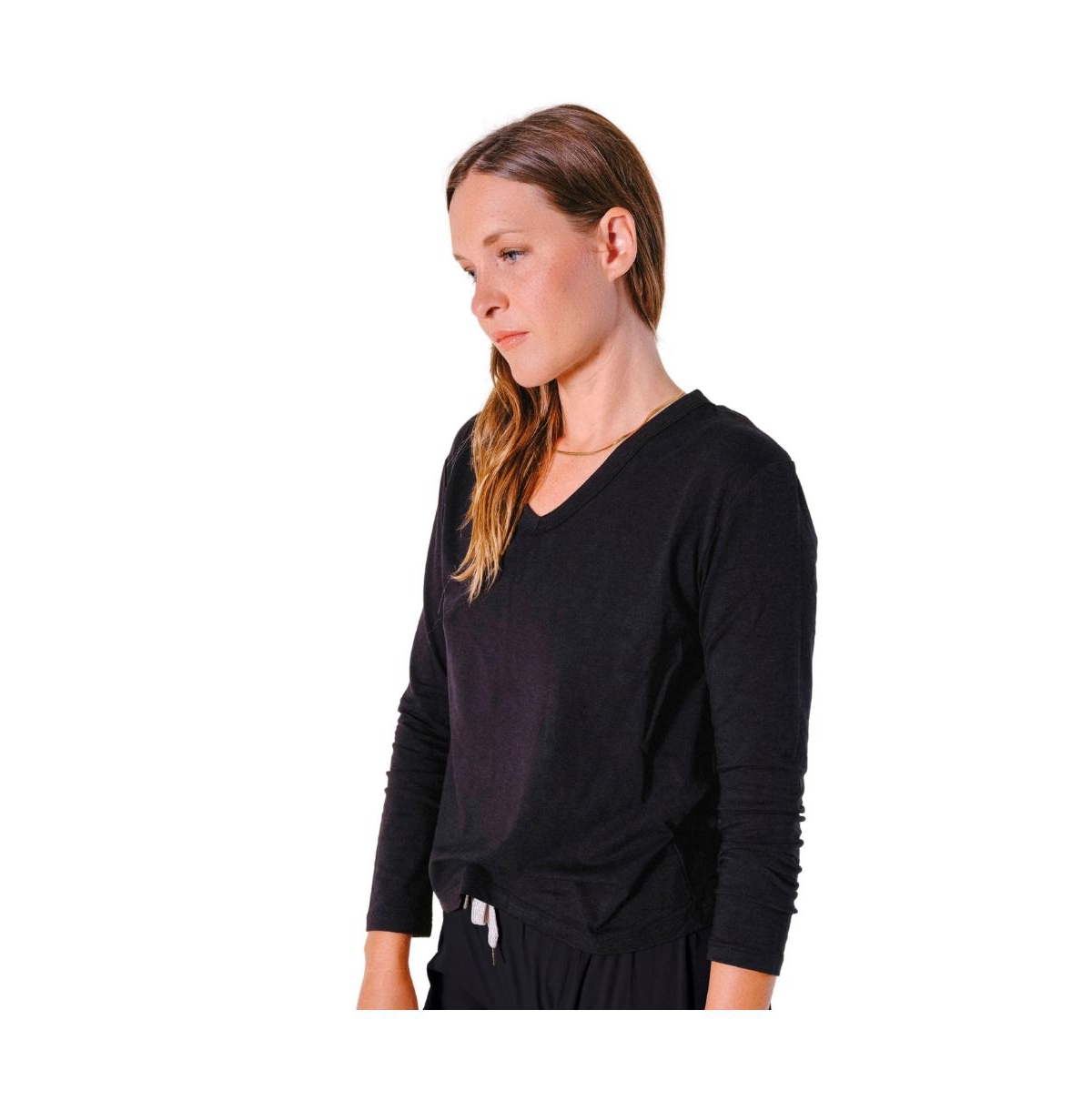 Women's Toni Pj Top - Black