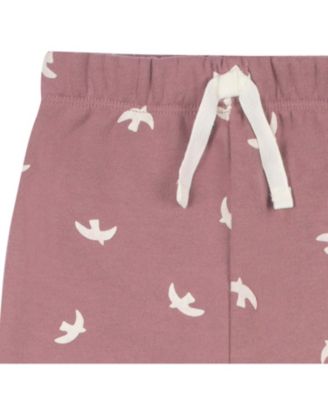Toddler Girls Birds Sweatshirt & Active Pant Set, 2-Piece