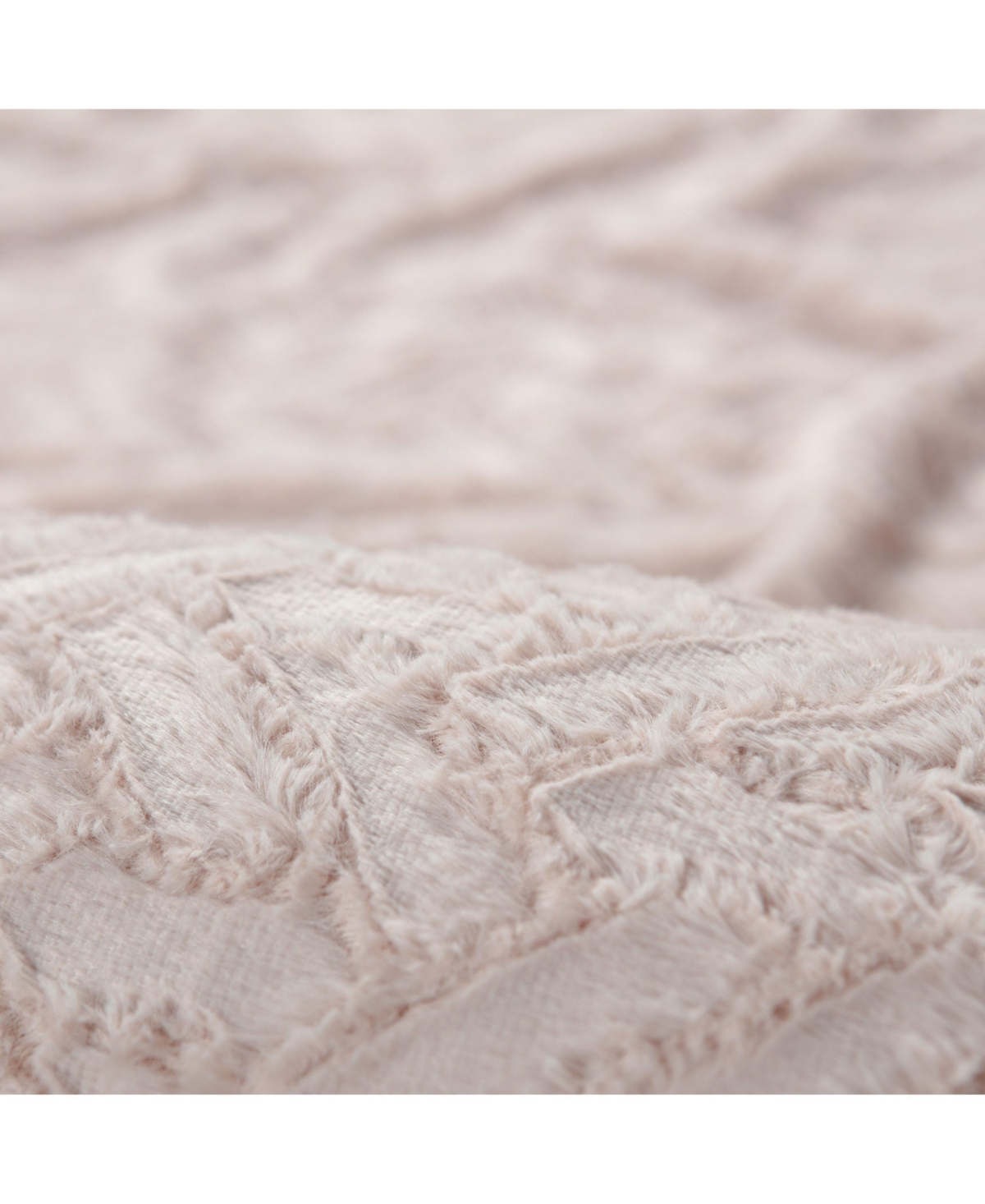 Chanasya Premium Soft Cloud Faux Fur Duvet Cover Bedding Set Size - 3 Piece Combo Set - Textured Embossed Fuzzy Soft Velvet Mink Bedcover - Zipp